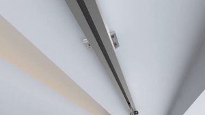 Установка электрокарниза на потолочные кронштейны