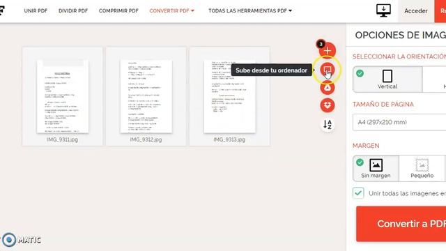 Cómo unir varias imágenes en un archivo pdf con I love pdf смотреть онлайн