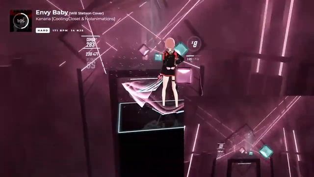 【BeatSaber】Envy Baby Will Stetson English Cover【低スペックPCとOculus Quest 2だけでトラッキング】 смотреть онлайн