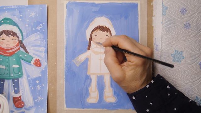 Как нарисовать смеющуюся девочку//Легко и просто смотреть онлайн