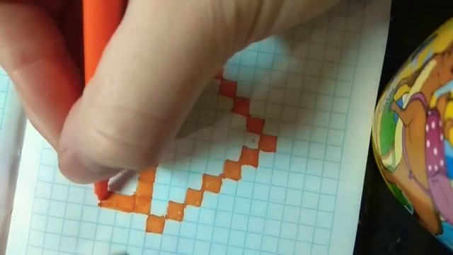 Как по клеточкам нарисовать лисичку смотреть онлайн