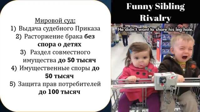 В какой суд писать?! (подсудность в гражданском процессе). смотреть онлайн