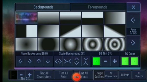 Как сделать зелёный фон в гача клуб