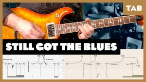 Gary Moore - Still Got the Blues (live) - Guitar Tab | Lesson | Cover | Tutorial