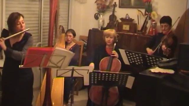 Boccherini .Minuet. HARP QUARTET "SHEMESH" смотреть онлайн