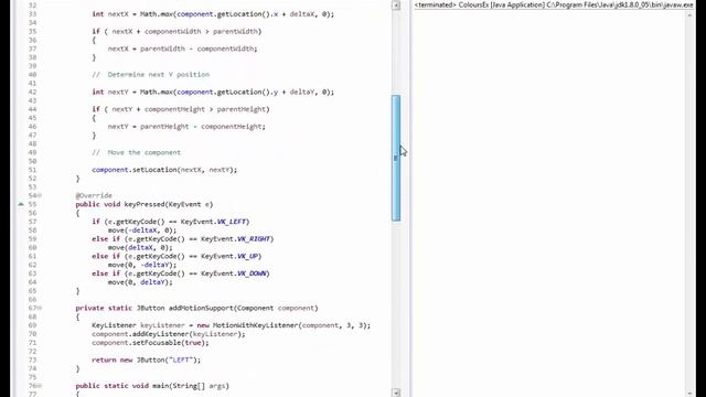 Creating Motion with Keys in Java смотреть онлайн