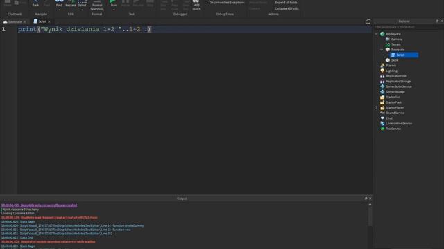 SCRIPTING TUTORIAL PL (cz.1) ⚫ ROBLOX STUDIO - Print, Local, Comments смотреть онлайн