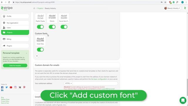How to Add and Use Custom Fonts with Stripo смотреть онлайн