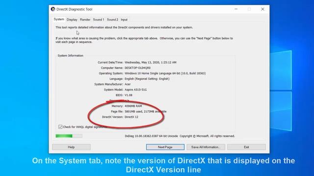 How To Check Which Version of DirectX Is Installed on Windows 10 смотреть онлайн