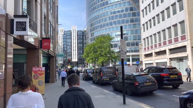 City Of London Walking Tour 4K HDR | Virtual Walk Liverpool Street, Moorgate, Old Street