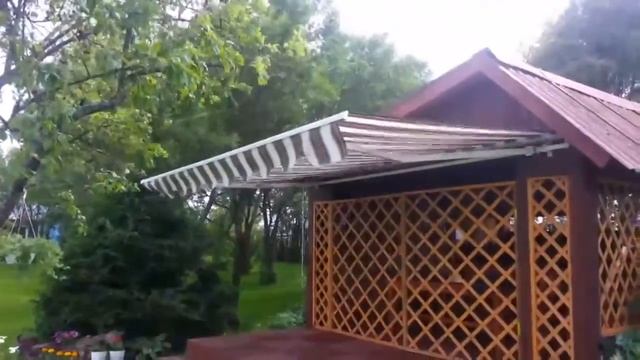 Маркиза тент фабричного производства, размер 4 м х 2,5 м смотреть онлайн
