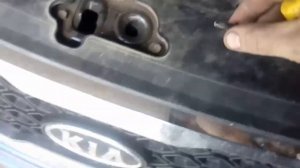 Как снять передний бампер KIA RIO