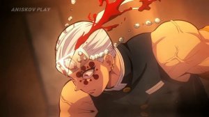 Клинок рассекающий демонов - Тенген Узуй против 6 Высшей Луны / Гютаро