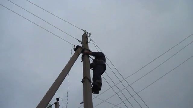 РЭС-Установка заземления на-0,4Кв 001.AVI смотреть онлайн