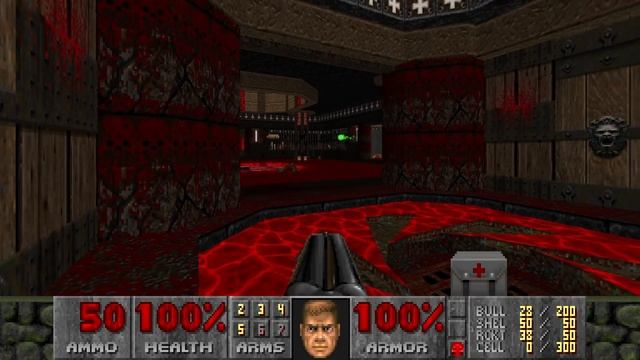 Doom II: GERMS - MAP01: Dragged Down (Ultra-Masochism 100%) смотреть онлайн