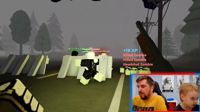 Делаю концовку против страшных Зомби в Роблокс! Мы играем Zombie Stories.