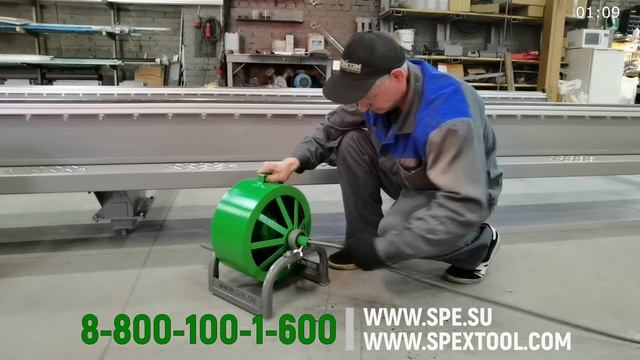 Прочистной аппарат SPEX VIRS. Заправка спирали 13ммх23м в барабан смотреть онлайн