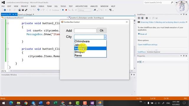 14. C# Programming Tutorial | Working with Combo Box Control | Combo Box in C# Windows Application смотреть онлайн