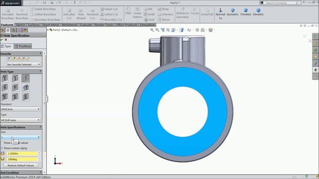 Solidworks tutorial | Design of ball valve in Solidworks Part1 смотреть онлайн