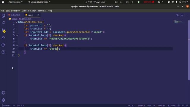 JavaScript Password Generator смотреть онлайн