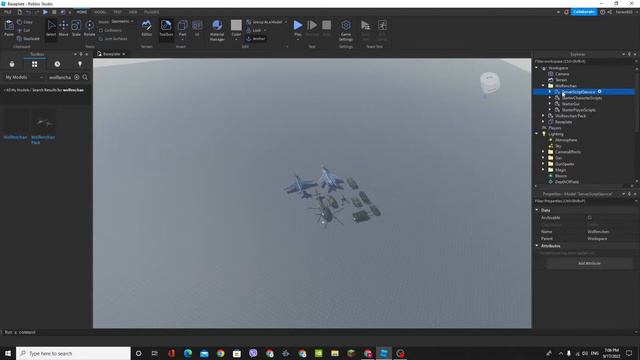 How to set up War planes and tanks in roblox studio! ( Wolfenchan ) смотреть онлайн