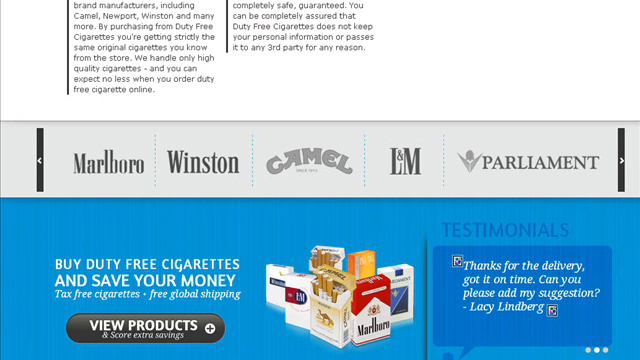 Duty Free Cigarettes смотреть онлайн