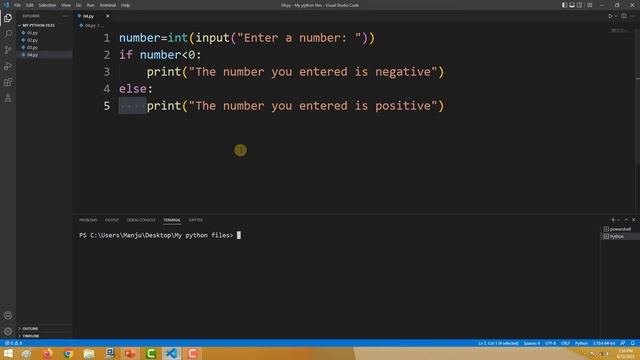 Python Tutorial For Absolute Beginners - 08 - If... else... смотреть онлайн
