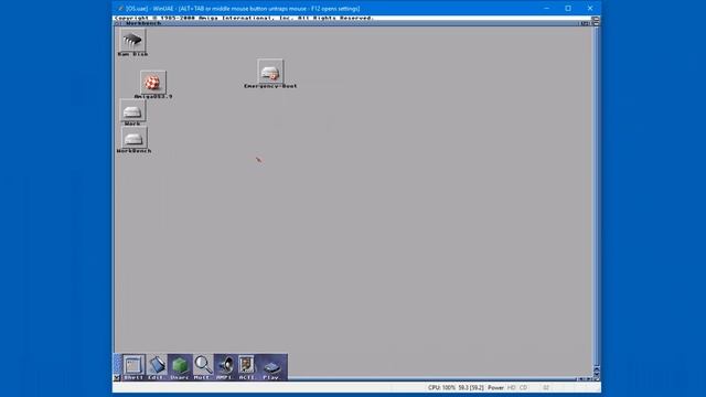 How to install Amiga OS 3.9 in WinUAE with Picasso 96 screen modes смотреть онлайн