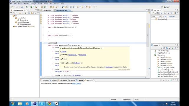 Java Game Tutorial 2 - Screens & Input (part 2) смотреть онлайн