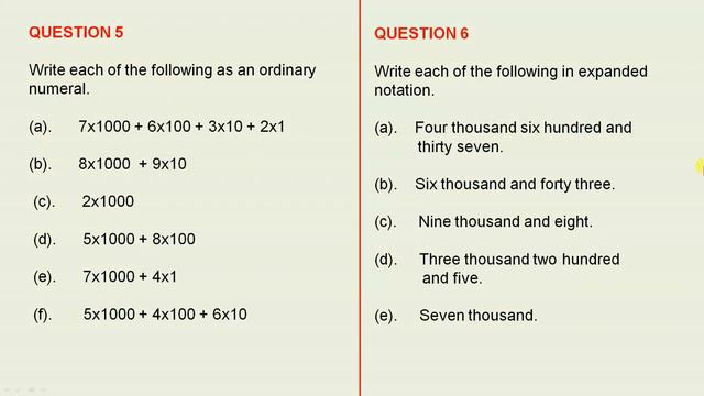 Place Value Worksheets смотреть онлайн