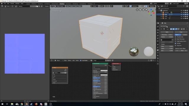 Blender 2.8 - How to bake textures - Tutorial смотреть онлайн