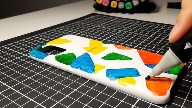 DIY/ПОКРАСКА/КАСТОМ белого чехла для Samsung смотреть онлайн