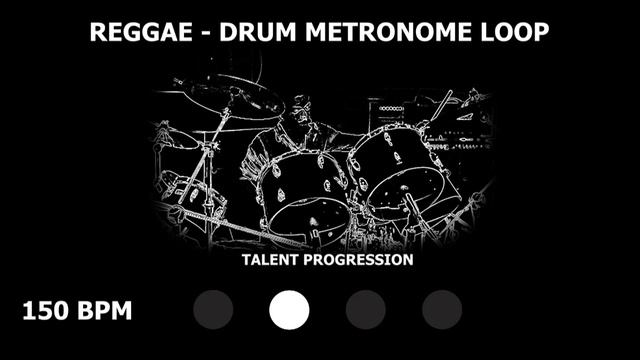 Reggae | Drum Metronome Loop | 150 BPM смотреть онлайн