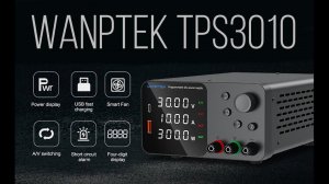 WANPTEK TPS3010 дешёвый лабораторный блок питания короткий обзор и демонстрация работы