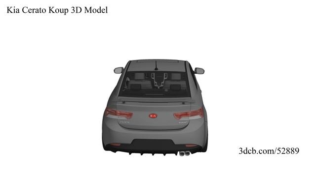 Kia Cerato Koup 3D Model смотреть онлайн