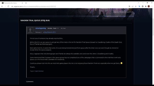 Neverwinter online - Баг очередей | RANDOM TRIAL QUEUE (RTQ) BUG смотреть онлайн