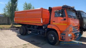 Экономичный и маневренный! Самосвал на шасси Камаз-53605 с трехсторонней разгрузкой...