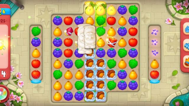 Уровень 2925, игра Gardenscapes смотреть онлайн