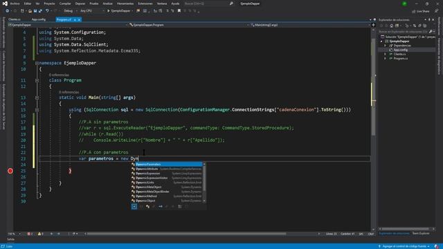Iniciación al Micro ORM Dapper con C# y .Net Core . Procedimientos almacenados смотреть онлайн