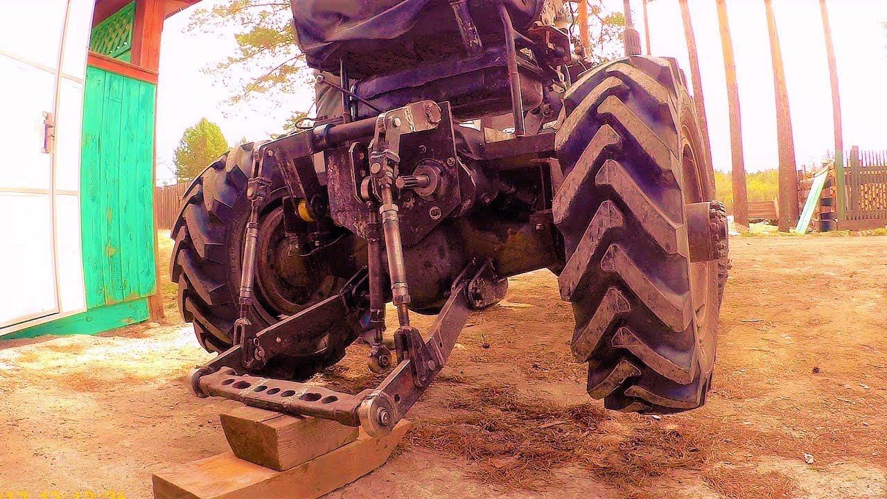 Дела гаражные. Сварка блока и испытания гидравлики самодельного минитрактора.