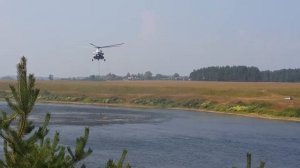 МИ-8 забор воды в Калининском районе