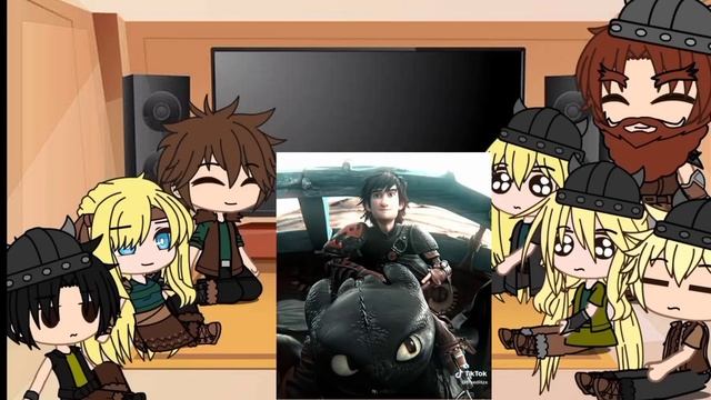{PAST} HTTYD react to Hiccup and The Dragons | HTTYD X RTTE | GACHA | смотреть онлайн