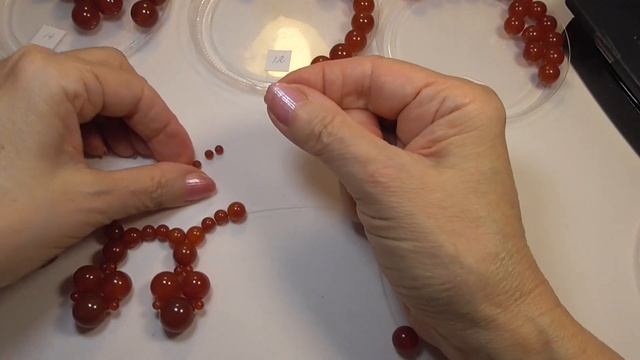 Колье "Красный агат". Бисероплетение. Равиля Рукодельница смотреть онлайн