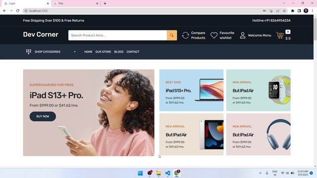#012 Mern E-Commerce Project User Side: How to create Open Routes and Private/Protected Routes смотреть онлайн