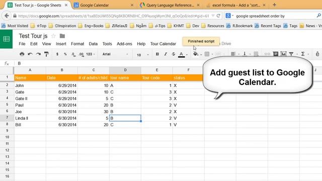 ◈How to automate Google Spreadsheet Data to Google Calendar ◈ sheet to calendar ◈ form to calendar◈ смотреть онлайн