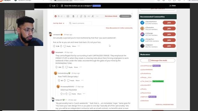 Reacting To the GRAPHIC DESIGN Sub-Reddit for the FIRST TIME! смотреть онлайн
