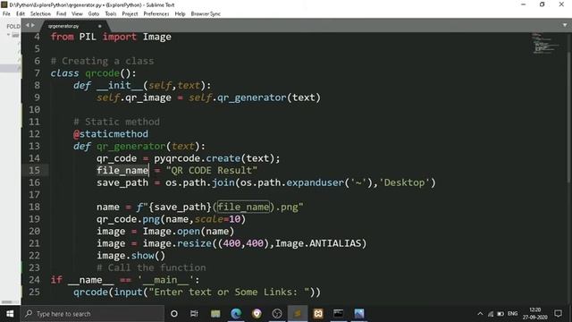 Generate QRCode using python!! смотреть онлайн