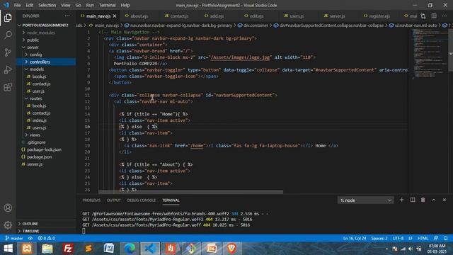 Manpreet Kaur Portfolio Authentication Express JS , Mongo DB CRUD file смотреть онлайн