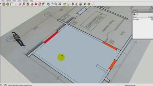 SketchUp - Поднимаем дом по плану(Урок#1) - SketchUp - Building a house in the drawing (Lesson # 1)