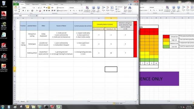 FMEA (template and example) - excel - video 119 смотреть онлайн